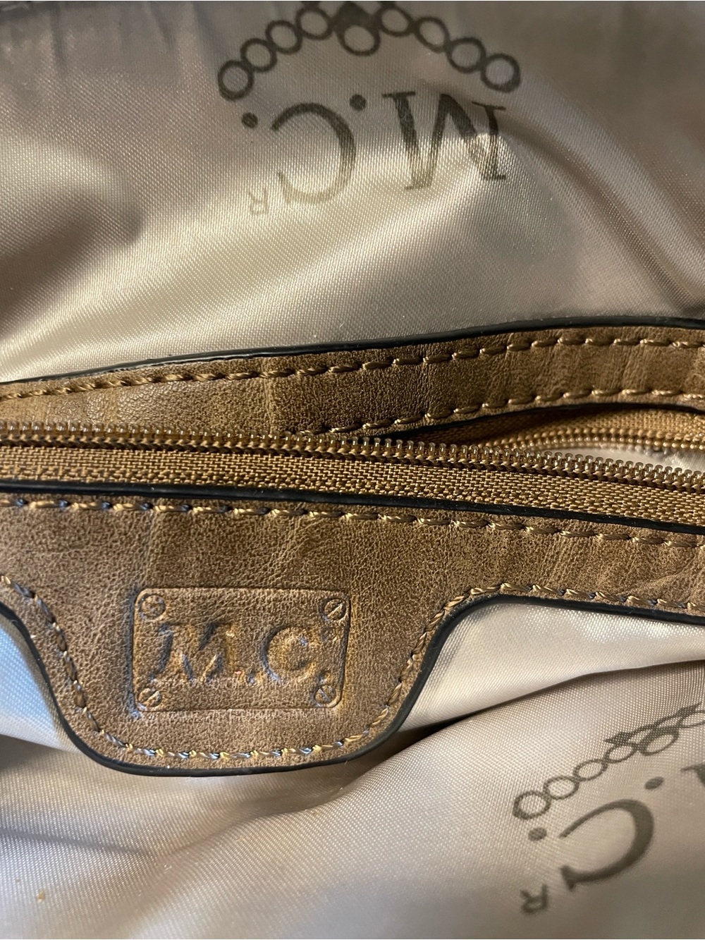 M.C. Marc Chantal Embossed Floral Crossbody Bag - Picture 5 of 6